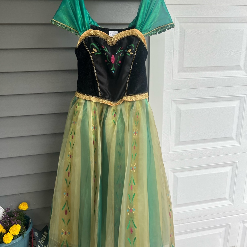 Disneys Anna Coronation Dress. NWOT